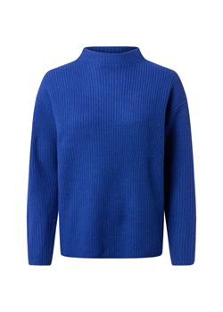 Marie Lund Sweter damski z dzianiny merino Kobiety Wełna merino indygo jednolity ze sklepu vangraaf w kategorii Swetry damskie - zdjęcie 186432465