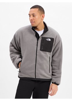 The North Face Męska dwustronna kurtka polarowa - Yumiori Mężczyźni szary jednolity ze sklepu vangraaf w kategorii Kurtki męskie - zdjęcie 186432498