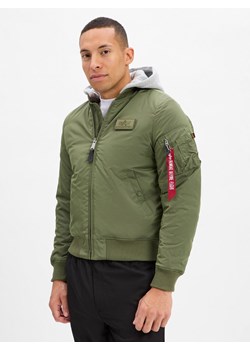 Alpha Industries Męska kurtka bomberka - MA-1 Two Tone Hood Mężczyźni Sztuczne włókno trzcinowy jednolity ze sklepu vangraaf w kategorii Bluzy męskie - zdjęcie 186432505