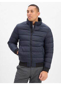 S4 Jackets Męska kurtka pikowana - Vincent Mężczyźni granatowy jednolity ze sklepu vangraaf w kategorii Kurtki męskie - zdjęcie 186432507