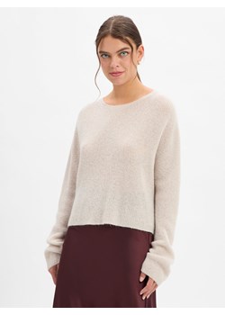 Drykorn Damski sweter z dzianiny z alpaką - Imeny Kobiety Wełna brązowy marmurkowy ze sklepu vangraaf w kategorii Swetry damskie - zdjęcie 186432525