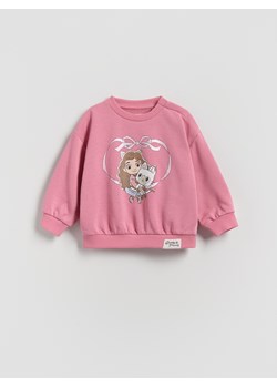 Reserved - Bluza Koci Domek Gabi - różowy - id: 319FA-30X - marki Reserved - 186434618 Reserved - Bluza Koci Domek Gabi - różowy ze sklepu Reserved w kategorii Bluzy dziewczęce - zdjęcie 186434618