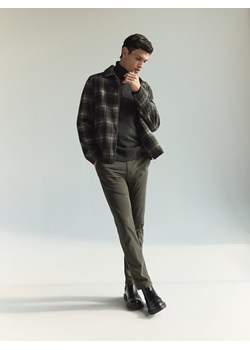 Reserved - Spodnie chino slim fit - zielony ze sklepu Reserved w kategorii Spodnie męskie - zdjęcie 186435018