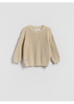 Reserved - Sweter oversize - złamana biel - id: 559BF-01X - marki Reserved - 186435236 Reserved - Sweter oversize - złamana biel ze sklepu Reserved w kategorii Swetry chłopięce - zdjęcie 186435236