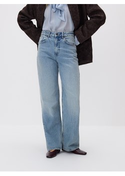 Reserved - Jeansy wide leg - niebieski ze sklepu Reserved w kategorii Jeansy damskie - zdjęcie 186436116