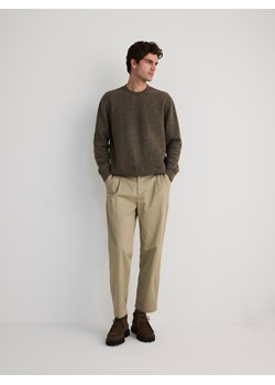 Reserved - Bluza z dodatkiem wełny - brązowy ze sklepu Reserved w kategorii Bluzy męskie - zdjęcie 186436717