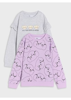 Sinsay - Bluzy 2 pack - wielobarwny ze sklepu Sinsay w kategorii Bluzy dziewczęce - zdjęcie 186437896