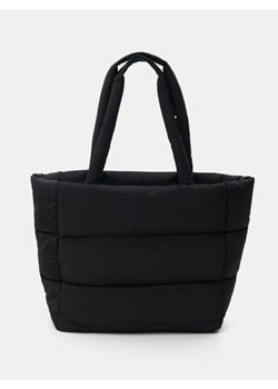 Sinsay - Pikowana torebka shopper - czarny ze sklepu Sinsay w kategorii Torby Shopper bag - zdjęcie 186437976