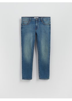 Reserved - Jeansy slim z efektem sprania - indigo jeans ze sklepu Reserved w kategorii Jeansy męskie - zdjęcie 186440347