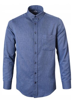 Casualowa Koszula, Kołnierzyk Button Down - Pako Jeans - Granat, Jodełka KSDCpjnsETMA ze sklepu JegoSzafa.pl w kategorii Koszule męskie - zdjęcie 186440546