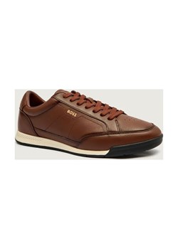 BOSS BLACK Skórzane sneakersy Nitan_Lowp_bu - id: BB255M000134210 - marki BOSS HUGO BOSS - 186441376 BOSS BLACK Skórzane sneakersy Nitan_Lowp_bu ze sklepu Gomez Fashion Store w kategorii Buty sportowe męskie - zdjęcie 186441376