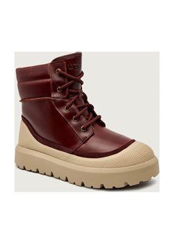 UGG Skórzane buty wysokie M NEUMEL HIGH WEATHER HYBRID | z dodatkiem wełny ze sklepu Gomez Fashion Store w kategorii Buty zimowe męskie - zdjęcie 186441377