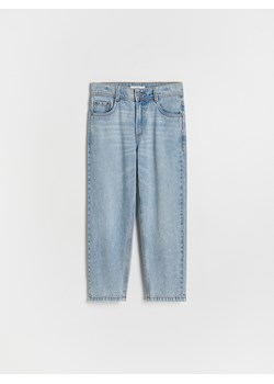Reserved - Bawełniane jeansy regular - niebieski - id: 193BF-55J - marki Reserved - 186443108 Reserved - Bawełniane jeansy regular - niebieski ze sklepu Reserved w kategorii Spodnie chłopięce - zdjęcie 186443108