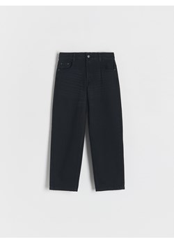 Reserved - Classic denim straight - czarny ze sklepu Reserved w kategorii Spodnie chłopięce - zdjęcie 186443309