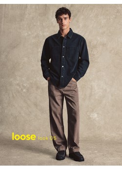 Reserved - Jeansy loose z efektem sprania - brązowy - id: UP101-88J - marki Reserved - 186443896 Reserved - Jeansy loose z efektem sprania - brązowy ze sklepu Reserved w kategorii Jeansy męskie - zdjęcie 186443896