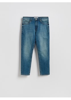 Reserved - Jeansy carrot slim z efektem sprania - indigo jeans ze sklepu Reserved w kategorii Jeansy męskie - zdjęcie 186443918