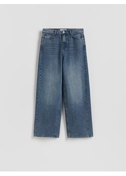 Reserved - Jeansy wide leg - niebieski ze sklepu Reserved w kategorii Jeansy damskie - zdjęcie 186445218