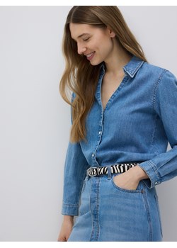 Reserved - Skórzany pasek ze zwierzęcym motywem - wielobarwny - id: 612CO-MLC - marki Reserved - 186445288 Reserved - Skórzany pasek ze zwierzęcym motywem - wielobarwny ze sklepu Reserved w kategorii Paski damskie - zdjęcie 186445288