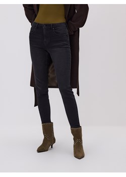 Reserved - Jeansy slim fit push up - czarny ze sklepu Reserved w kategorii Jeansy damskie - zdjęcie 186445448