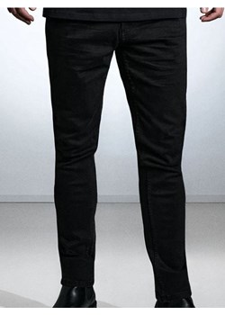Sinsay - Spodnie jeansowe chino slim fit - czarny ze sklepu Sinsay w kategorii Jeansy męskie - zdjęcie 186447256