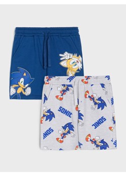 Sinsay - Szorty 2 pack Sonic The Hedgehog - wielobarwny ze sklepu Sinsay w kategorii Spodenki chłopięce - zdjęcie 186447257