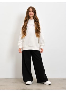 Sinsay - Bluza hoodie z napisem - kremowy - id: 608FV-01X - marki Sinsay - 186447317 Sinsay - Bluza hoodie z napisem - kremowy ze sklepu Sinsay w kategorii Bluzy dziewczęce - zdjęcie 186447317