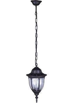 Czarna zewnętrzna lampa wisząca - S324-Confucio ze sklepu Edinos.pl w kategorii Oświetlenie ogrodowe - zdjęcie 186447576