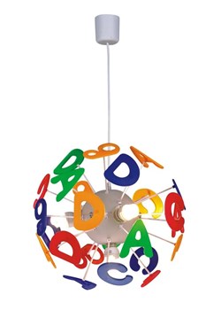 Lampa wisząca dla dzieci z literkami - S546-Folda ze sklepu Edinos.pl w kategorii Lampy wiszące - zdjęcie 186447619