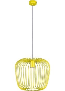 Żółta druciana lampa wisząca dla dzieci - S547-Mekris ze sklepu Edinos.pl w kategorii Lampy wiszące - zdjęcie 186447625