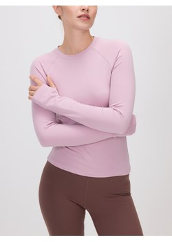 Reserved - Sportowy longsleeve z modalem - brudny róż ze sklepu Reserved w kategorii Bluzki damskie - zdjęcie 186448578