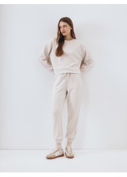 Reserved - Dresowe spodnie jogger z modalem - beżowy ze sklepu Reserved w kategorii Spodnie damskie - zdjęcie 186448679