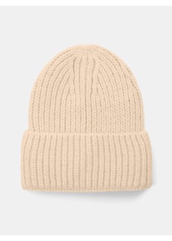 Sinsay - Prążkowana czapka beanie - kremowy - id: 762FG-01X - marki Sinsay - 186448869 Sinsay - Prążkowana czapka beanie - kremowy ze sklepu Sinsay w kategorii Czapki zimowe damskie - zdjęcie 186448869