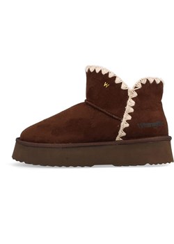 Wrangler Botki zimowe "Elsa" w kolorze brązowym ze sklepu Limango Polska w kategorii Śniegowce damskie - zdjęcie 186449787