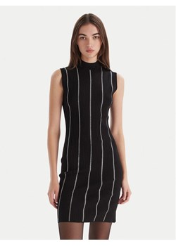 HUGO Sukienka dzianinowa Sbonny 50548258 Czarny Slim Fit ze sklepu MODIVO w kategorii Sukienki - zdjęcie 186450405