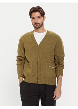 Jack & Jones Kardigan Norrebro 12282732 Zielony Loose Fit ze sklepu MODIVO w kategorii Swetry męskie - zdjęcie 186450509