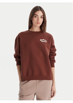 New Balance Bluza WT53516 Brązowy Relaxed Fit ze sklepu MODIVO w kategorii Bluzy damskie - zdjęcie 186450565