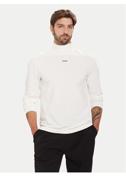 HUGO Golf Daporollo 50547372 Beżowy Regular Fit ze sklepu MODIVO w kategorii Swetry męskie - zdjęcie 186450578