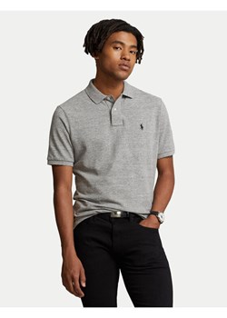 Polo Ralph Lauren Polo 710548797011 Szary Slim Fit ze sklepu MODIVO w kategorii T-shirty męskie - zdjęcie 186450589