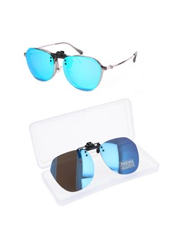 Nakładki przeciwsłoneczne polaryzacyjne lustrzane na okulary korekcyjne NA-206 - id: 5633 - marki Stylion - 186452297 Nakładki przeciwsłoneczne polaryzacyjne lustrzane na okulary korekcyjne NA-206 ze sklepu Stylion w kategorii Okulary przeciwsłoneczne męskie - zdjęcie 186452297