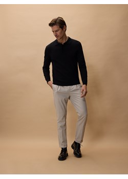 Reserved - Sweter polo z lyocellu - czarny ze sklepu Reserved w kategorii Swetry męskie - zdjęcie 186452936