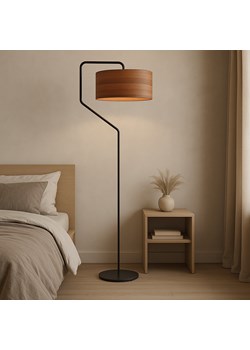 Lampa stojąca czarna do sypialni TESALLIA ECO ze sklepu Lysne w kategorii Lampy podłogowe - zdjęcie 186453707