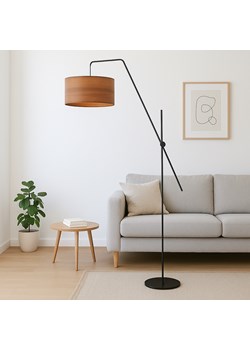 Czarna lampa podłogowa na ruchomym wysięgniku BILBAO ECO ze sklepu Lysne w kategorii Lampy podłogowe - zdjęcie 186453847