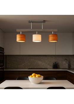 Regulowany plafon sufitowy z drewna HOLLYWOOD ECO do salonu ze sklepu Lysne w kategorii Lampy wiszące - zdjęcie 186453879