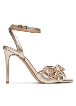 Sandały Guess FLFCR2 LEA03 Złoty ze sklepu eobuwie.pl w kategorii Sandały damskie - zdjęcie 186456995
