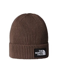 Czapka unisex The North Face Logo Box Beanie 0A8CHE1OI1 - brązowa ze sklepu streetstyle24.pl w kategorii Czapki zimowe męskie - zdjęcie 186458377