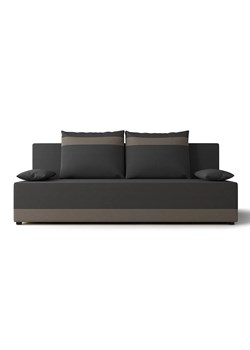 Szaro-brązowa sofa rozkładana z funkcją spania G2-N26 ze sklepu Edinos.pl w kategorii Sofy i kanapy - zdjęcie 186458477