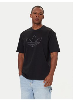 adidas T-Shirt Studded JY2806 Czarny Loose Fit ze sklepu MODIVO w kategorii T-shirty męskie - zdjęcie 186460686