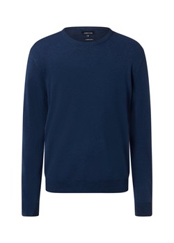 Andrew James Sweter z zawartością wełny i kaszmiru Mężczyźni Wełna indygo marmurkowy ze sklepu vangraaf w kategorii Swetry męskie - zdjęcie 186461096