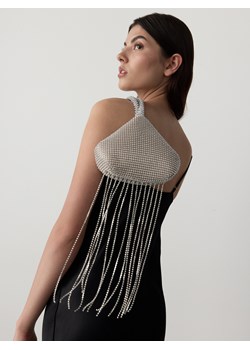 Reserved - Mini torebka ze strasu - kremowy ze sklepu Reserved w kategorii Torebki damskie - zdjęcie 186461258