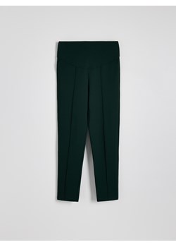 Reserved - Spodnie z wiskozą - morski ze sklepu Reserved w kategorii Spodnie damskie - zdjęcie 186462886
